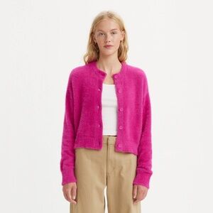 Levi's Pink Women's Cardigan Sweater size small